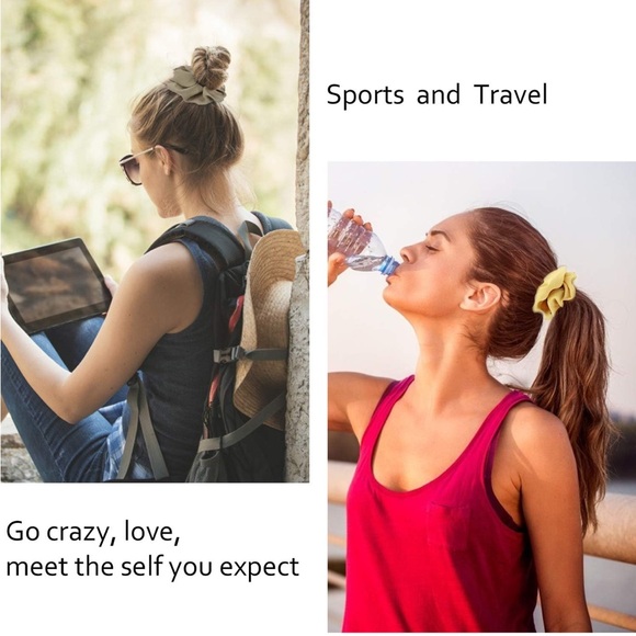 10 Pc Elegant Assorted Color Scrunchie Set NIP (set for buy now) - Picture 6 of 6